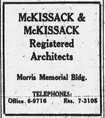 Ad in the Tennessean from May, 1927