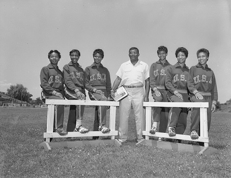 TSU Tigerbelles' track team in 1957