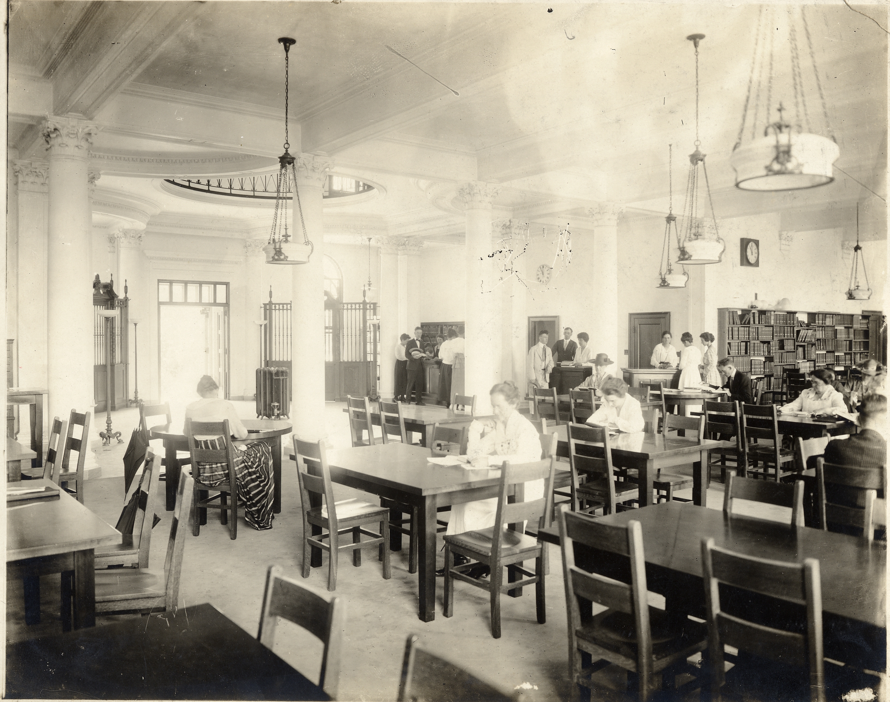 Library at Peabody College, 1917