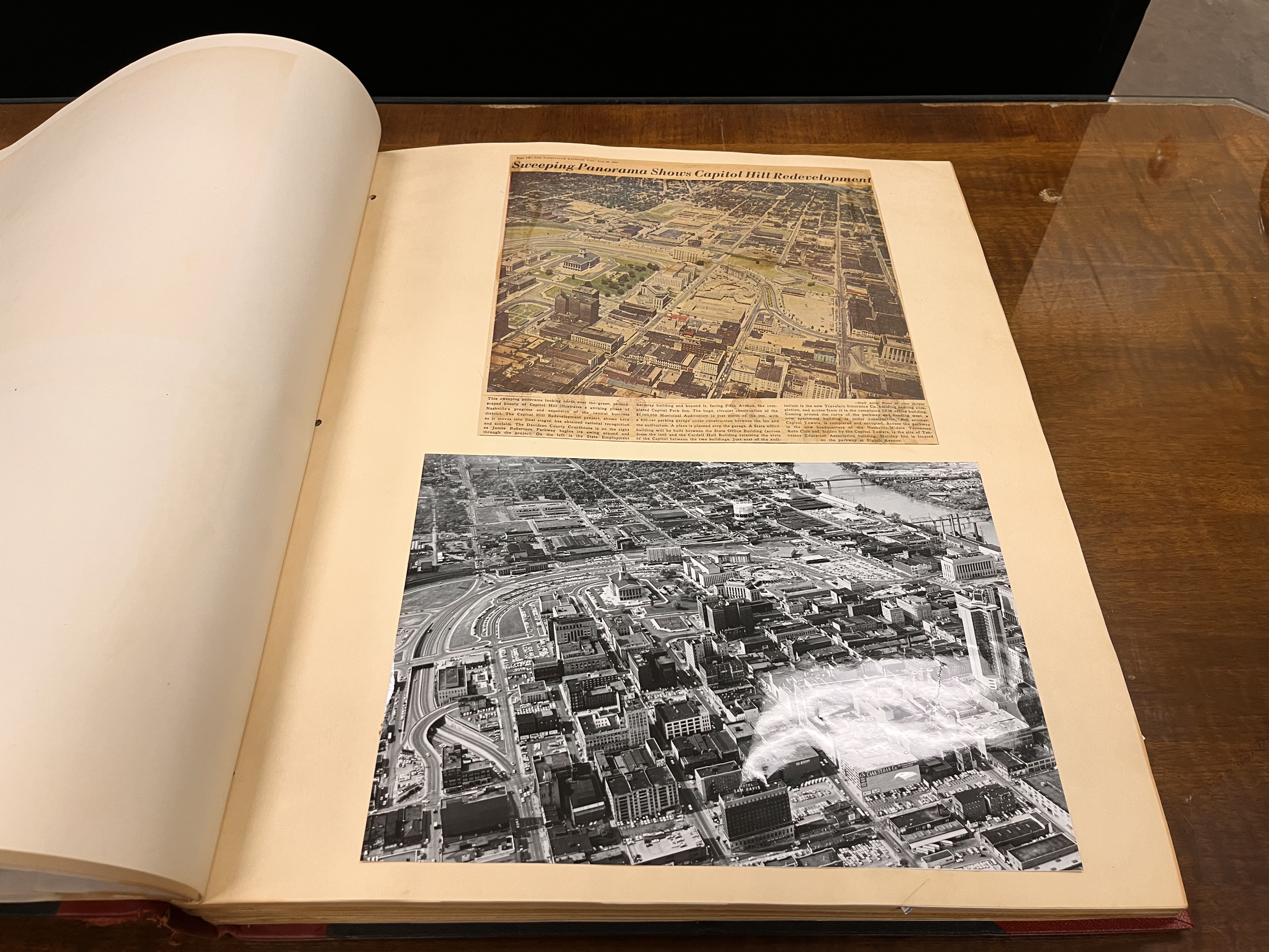 A page from the 1961 City Beautiful Commission scrapbook
