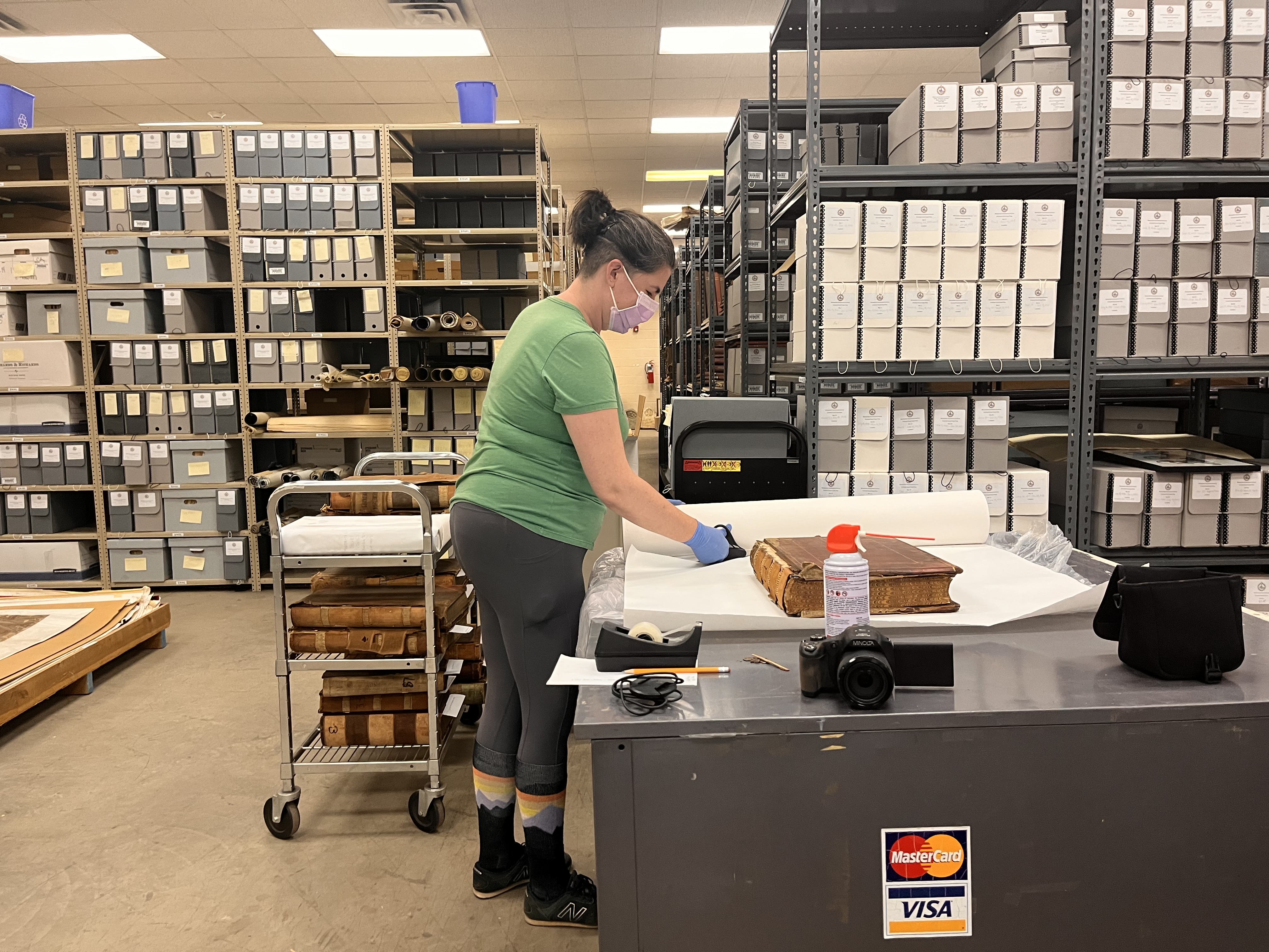 Grace is working on wrapping Guardian Settlement books