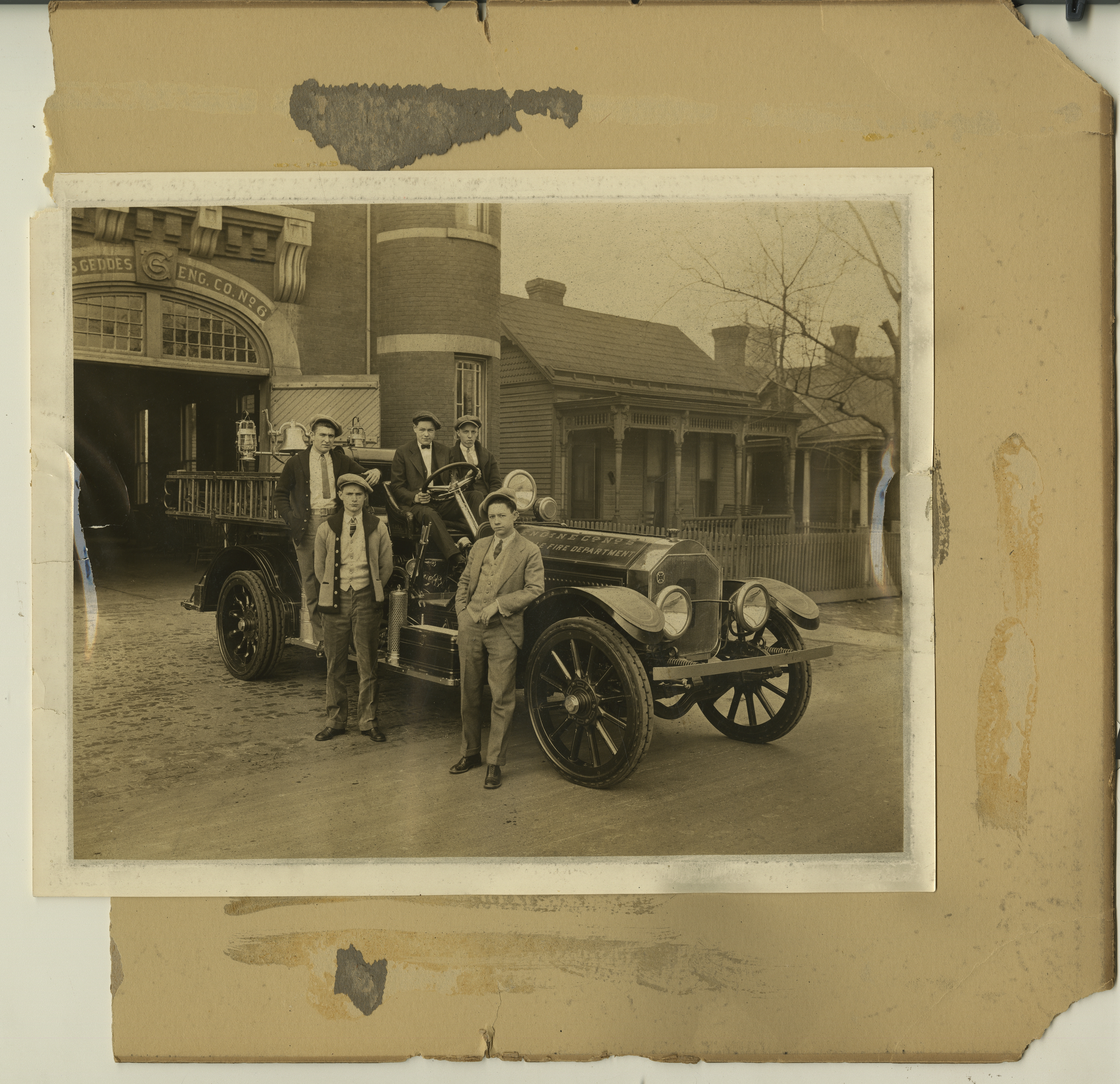 Parrish Fire Department photo of the Fire Hall on 2nd Ave South, circa 1920s.