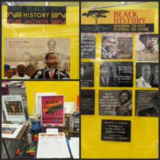 black history month poster collage